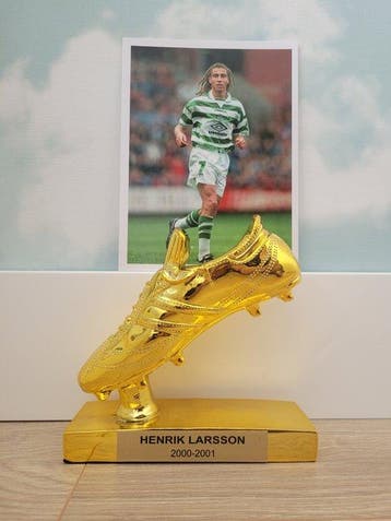 Celtic - Soulier dOr Henrik Larsson + Photographie LARSSON, Nieuw