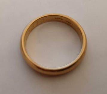 Trouwring - 18 karaat Geel goud - 0.00ct. tw.
