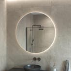 BWS Badkamerspiegel | Spark | Rond | met LED verlichting |, Doe-het-zelf en Bouw, Ophalen of Verzenden, Nieuw, Bad