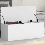 vidaXL Opbergbox 90x35x35 cm bewerkt hout wit, Verzenden