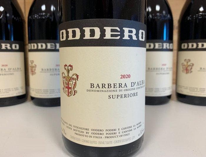 2020 Oddero Barbera dAlba Superiore - Piëmont - 6 Flessen, Collections, Vins
