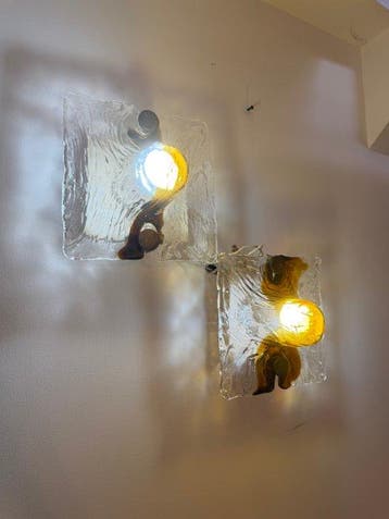 Attr. Venini - Toni Zuccheri - Wandlamp (2) - Schors -