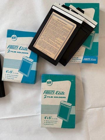 Linhof, fidelity Linhof + Fidelity Elite 4×5” Sheet Film, Nieuw