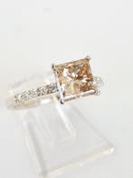 Bague de fiançailles - 14 carats Or blanc - 1.64ct. tw.