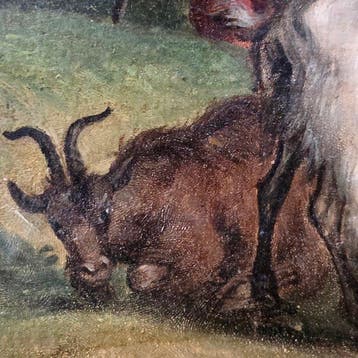 Italiaanse school (XVIII) - Pastore con armenti
