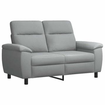 vidaXL bank / zetel Lichtgrijs 158 x 90 x 95 cm Stof, Huis en Inrichting, Verzenden, Nieuw