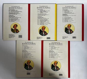 Jeannette Pointu T1 à T5 - 5x C - 5 Album - EO - 1978/1989