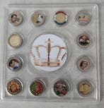 Europe. 2 Euro 2002/2023 (12 colored coins) (Sans prix de, Timbres & Monnaies