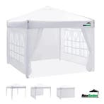 MaxxGarden Partytent 3x4m - met Zijwanden - Wit (Tuin), Tuin en Terras, Partytenten, Ophalen of Verzenden, Nieuw