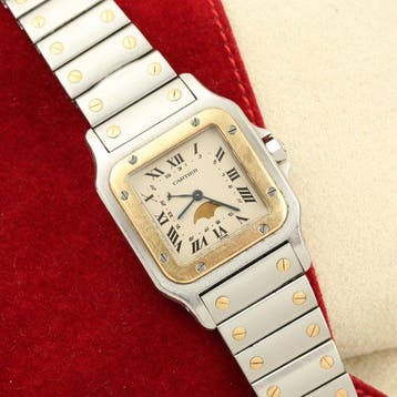 Cartier - Santos Galbée - Moon Phase 119901 - Heren -