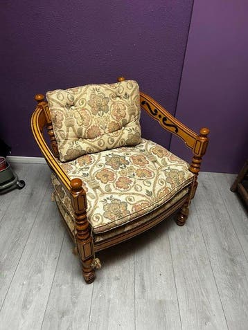 Giorgetti - Fauteuil - Hout - Giorgetti Gallery 1975