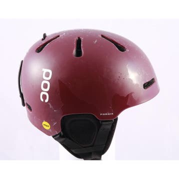 51 52 53 54 skihelm/snowboardhelm POC FORNIX MIPS, Burgundy,, Sport en Fitness, Verzenden, Gebruikt