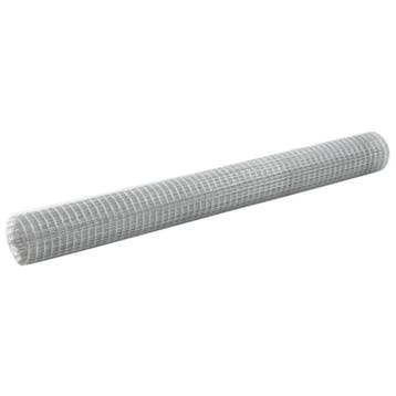 vidaXL Kippengaas 25x1,5 m gegalvaniseerd staal, Tuin en Terras, Verzenden, Nieuw