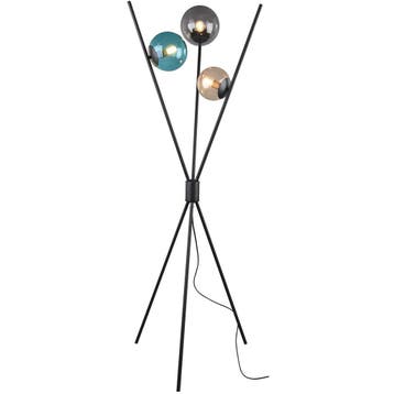 LED Vloerlamp Trion Lancia - Ronde 3-lichts vloerlamp met E1, Huis en Inrichting, Lampen | Vloerlampen, Verzenden, Nieuw