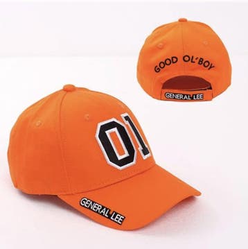 Oranje pet Base ball cap General Lee 01  Hat Embroidery, Ophalen of Verzenden, Nieuw