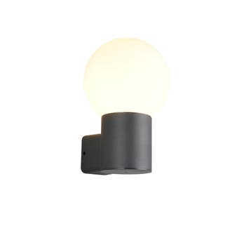 Trio MURES wandlamp | E27 Fitting | antraciet met wit | Ø 18, Verzenden, Nieuw