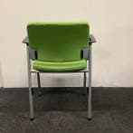 Complete set 2x Ahrend 312 vergaderstoelen, groen - grijs, Huis en Inrichting, Stoelen, Gebruikt, Zwart