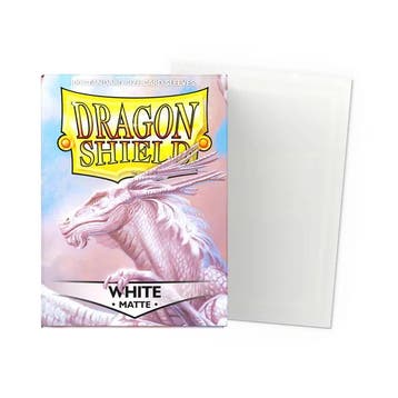 Dragon Shield Classic Sleeves Standard Size White Matte (100, Hobby en Vrije tijd, Ophalen of Verzenden, Nieuw
