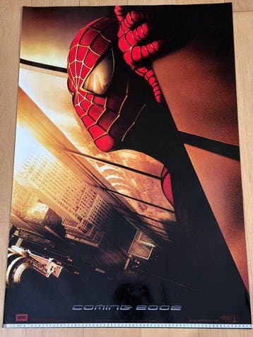 Spider-Man - Original High Gloss Teaser US One Sheet Poster, Nieuw