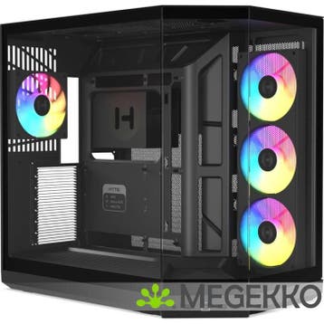 Hyte Y50 RGB Pitch Black, Computers en Software, Verzenden, Nieuw