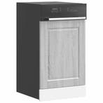 vidaXL Vaatwaspaneel Porto 45x1,5x57cm bewerkt hout grijs, Verzenden, Nieuw