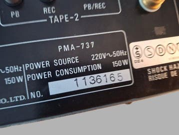 Denon - PMA-737 Solid state geïntegreerde versterker