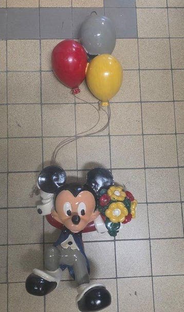 Mickey Mouse - 1 Disney Mickey Mouse on Balloon Hanging 80cm, Nieuw