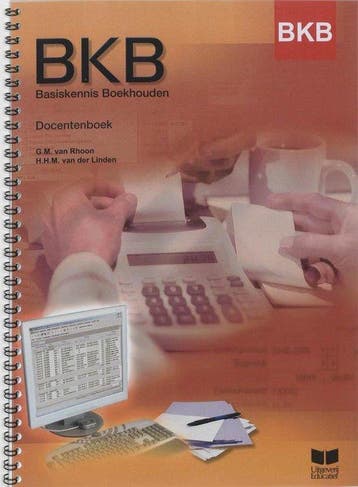 Bkb Basiskennis Boekhouden / Deel Docentenboek - van Rhoon, Verzenden, Nieuw
