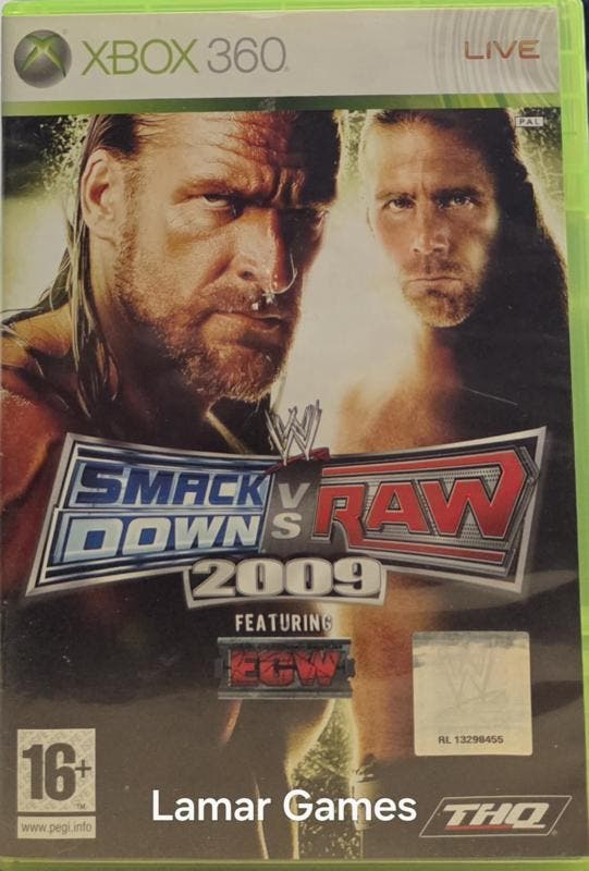 Smackdown vs Raw 2009 (Xbox 360 used game), Games en Spelcomputers, Games | Xbox 360, Ophalen of Verzenden
