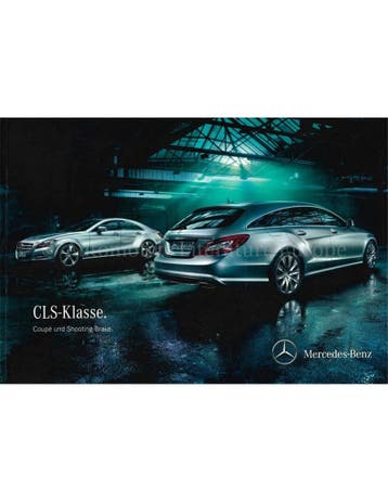 2013 MERCEDES BENZ CLS KLASSE BROCHURE DUITS