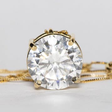 Zonder minimumprijs - Ketting met hanger - 18 karaat Geel