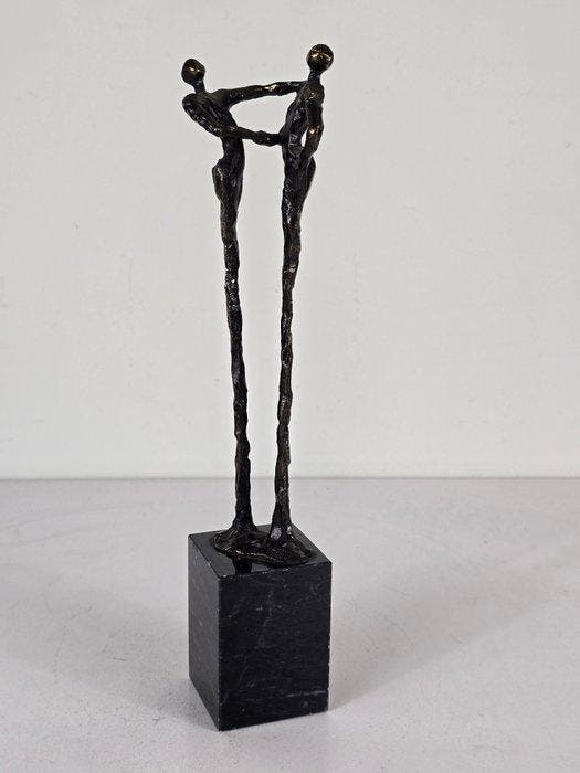 Corry Ammerlaan - Statue, De handdruk - 28.2 cm - métal, Antiek en Kunst, Curiosa en Brocante