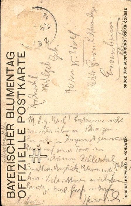 Stellen - Romantiek - Echtparen - Illustrator, Fantasie -, Verzamelen, Postkaarten | Buitenland