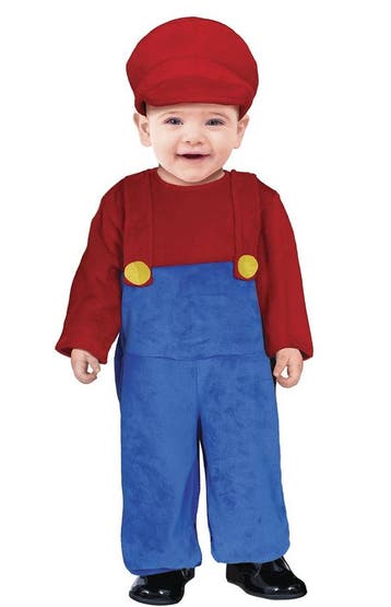 Super Mario Kostuum Baby, Kinderen en Baby's, Verzenden, Nieuw