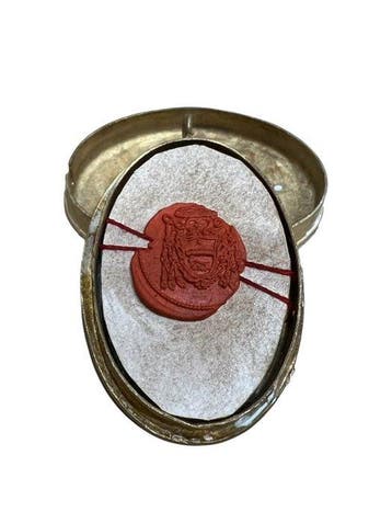 Reliquaire - Bronze, Cartouche dorée, Verre - XXe siècle -