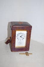 Reisklok - Messing, Verguld - 1850-1900 - reisklok met