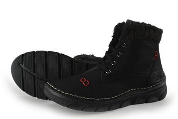 Rieker Snowboots in maat 40 Zwart, Kleding | Dames, Schoenen, Verzenden, Zwart, Snowboots, Zo goed als nieuw