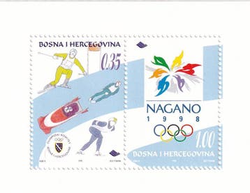 Bosnie Herzegovina - 1998 - Olympische spelen - Postfris, Verzenden, Overige landen, Postfris
