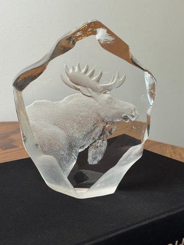 Mats Jonasson - sculptuur, pisapapeles Mats Jonasson - 17 cm