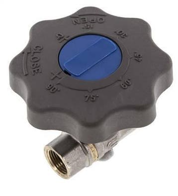Rp 3/8 Pouce Soft Close Roue À Main Gaz Et Eau Vanne À Boule, Bricolage & Construction, Verzenden