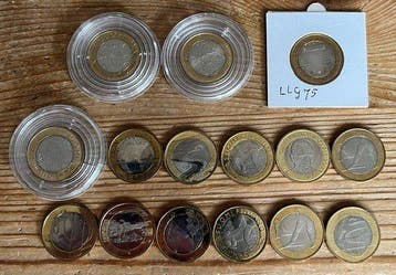 Finland. 5 Euro 2012/2018 (15 stuks) (Zonder minimumprijs)