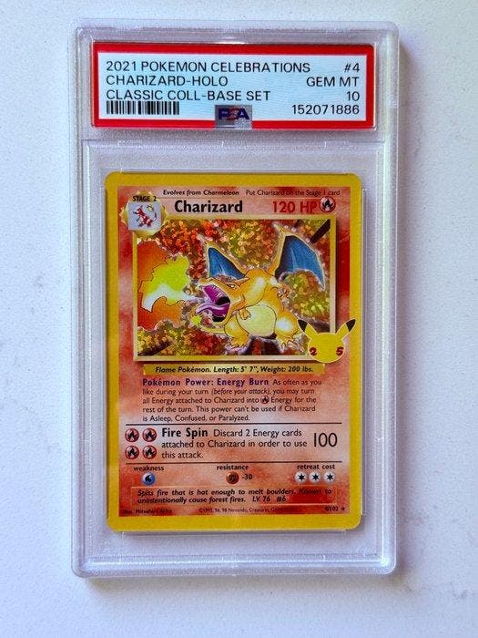 Pokémon - 1 Graded card - Charizard - PSA - Various sets, Hobby & Loisirs créatifs, Jeux de cartes à collectionner | Pokémon