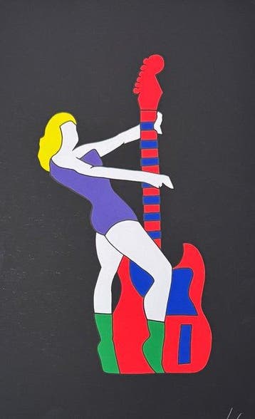 Marco Lodola (1955) - Love me Fender