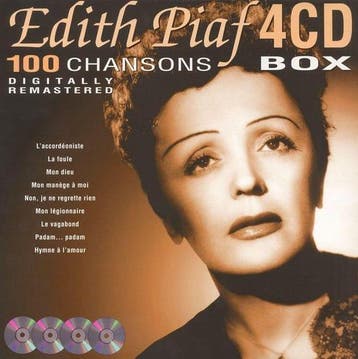Edith Piaf - 100 Chansons (4CD), Verzenden, Nieuw in verpakking
