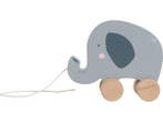 Veiling - Little Dutch Houten Olifant - Trekfiguur, Nieuw