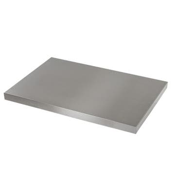 MDF werkblad met RVS plaat omkleed 68 x 46 x 3,8 cm voor, Doe-het-zelf en Bouw, Ophalen of Verzenden, Nieuw