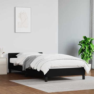vidaXL Bedframe met hoofdeinde zonder matras 100x200 cm, Verzenden, Nieuw
