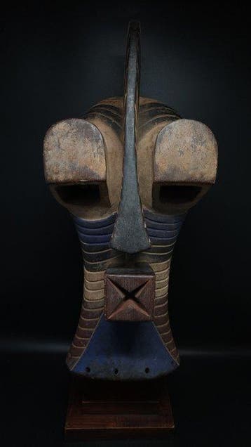 Prachtig kifwebe-masker. - Songye - Congo RDC (Zonder, Antiek en Kunst