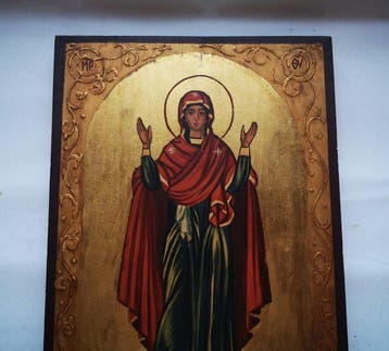 Icoon - Heilige Moeder van God onverwoestbare muur,