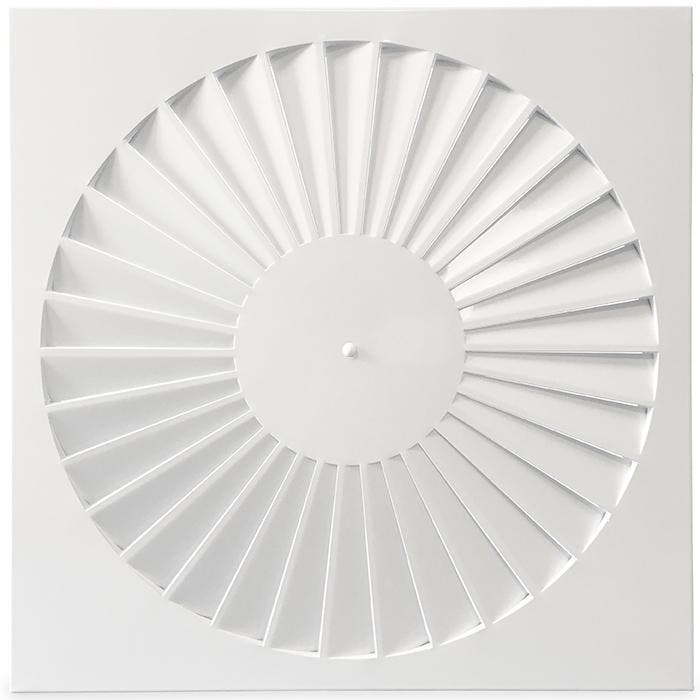 Wervelrooster voor inleg systeemplafond 595 x 595mm, Bricolage & Construction, Ventilation & Extraction, Envoi